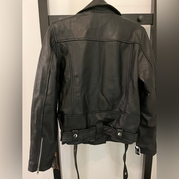 Leather Biker Jacket - Picture 2 of 6